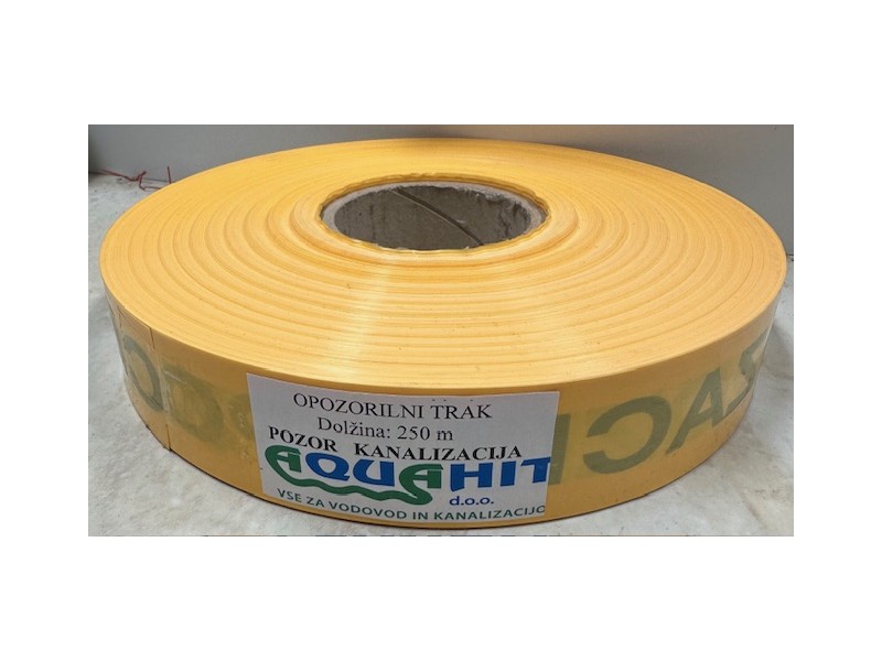 Opozorilni trak za kanalizacijo