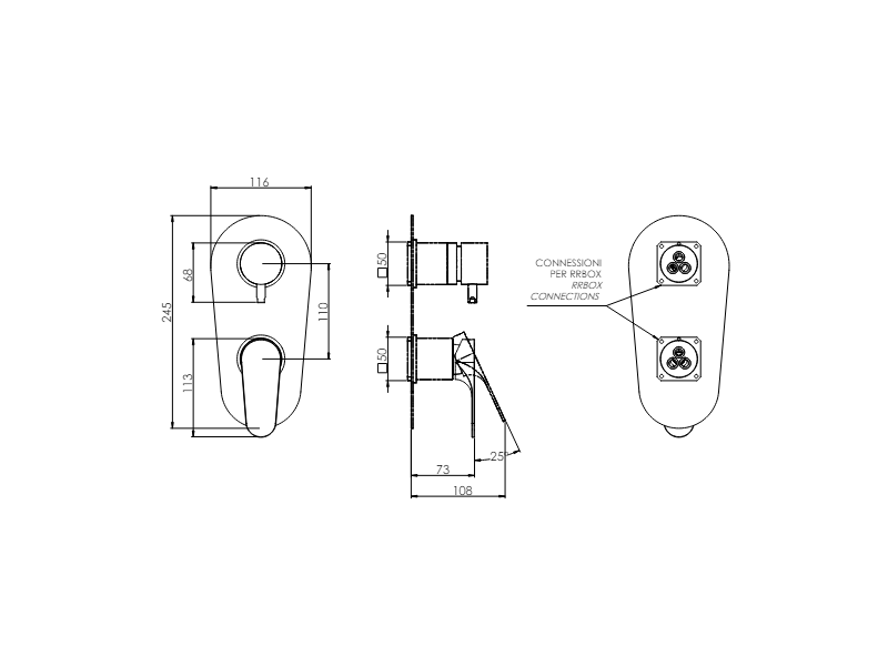 CLASS LINE PODOMETNA MEŠALNA ARMATURA