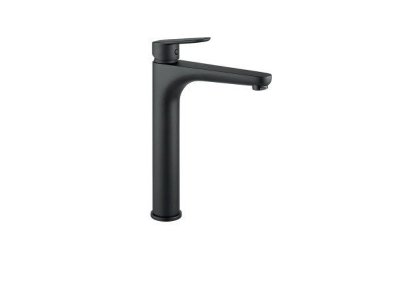 Pipa visoka črna za umivalnik
