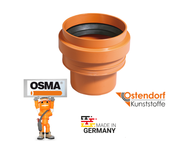 Reducirni kos za betonsko cev