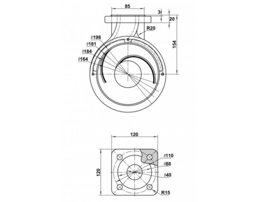 Potopna črpalka z drobilnikom