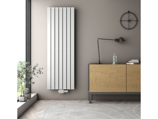 ARES VERTIKALNI DESIGN RADIATOR BELI DVOJNI SREDINSKI PRIKLOP 300X1800