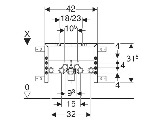 GEBERIT KOMBIFIX ZA BIDE