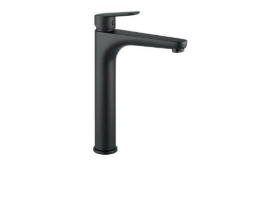 Pipa visoka črna za umivalnik