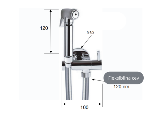 SET ZA TUŠIRANJE WC