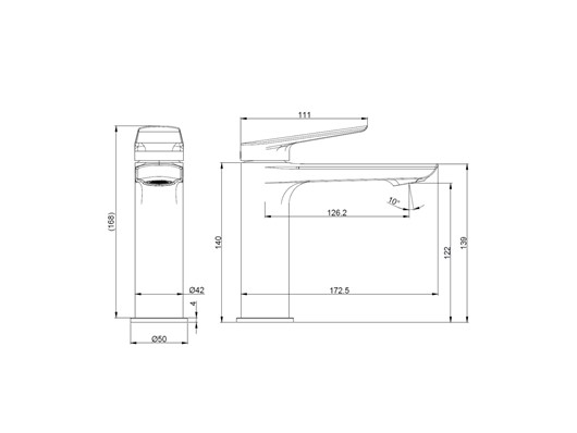 ARMATURA VIGANTE VECTOR ZA UMIVALNIK GUN GREY