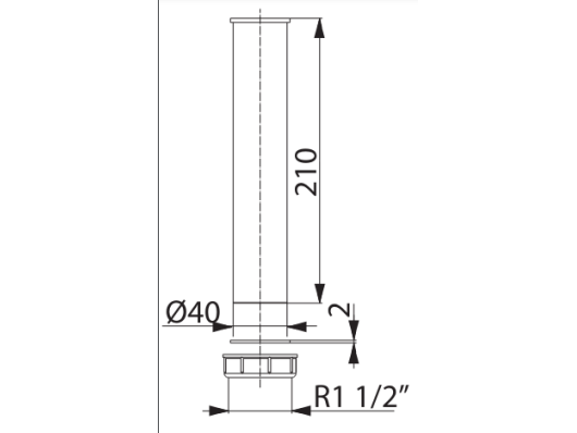 CEV ZA SIFONE RAVNA -SEDEŽ LIV 195197