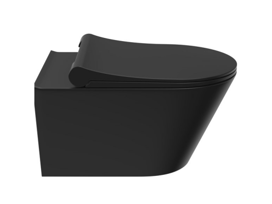 Wc školjka viseča črna