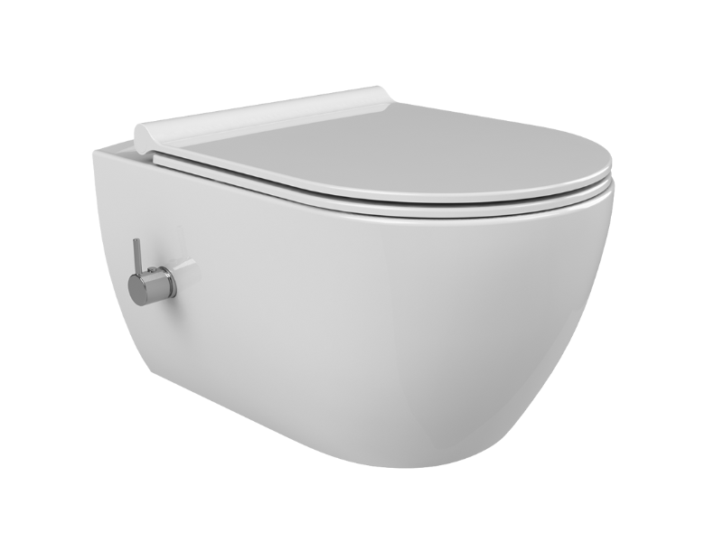 Viseča wc školjka z bidejem