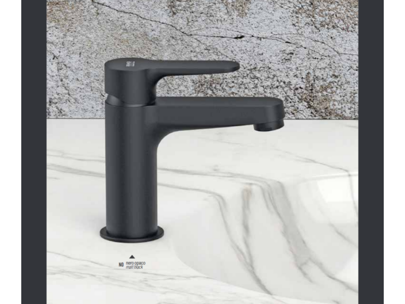 Armatura za umivalnik črna