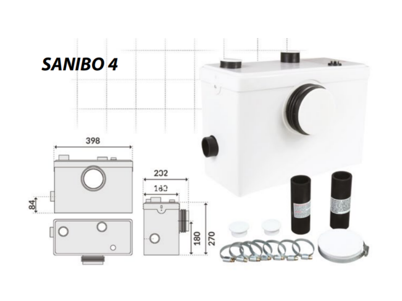 Sanitarna črpalka za wc 