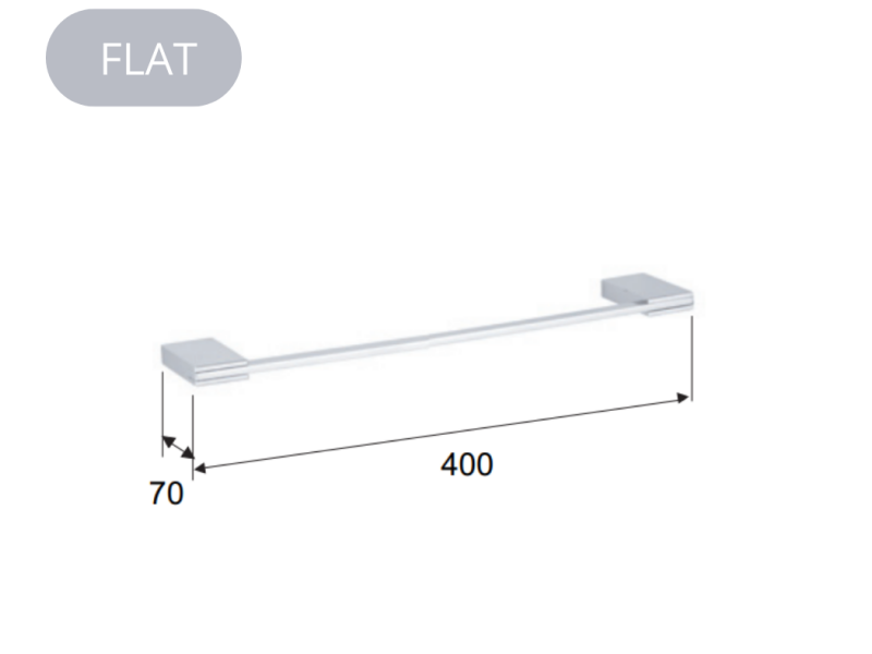 FLAT DRŽALO ZA BRISAČO 40cm