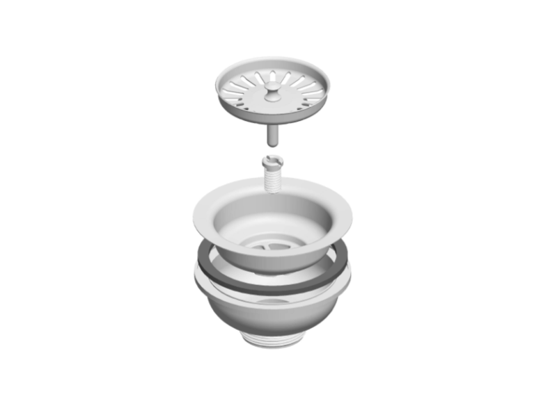 izlivni ventil za pomivalno korito