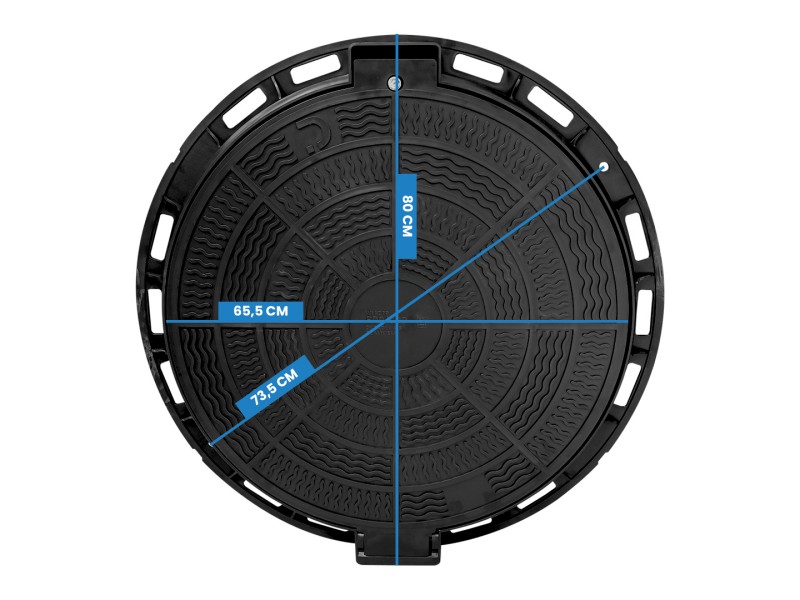POKROV PP 600/800 OKROGEL A15 ČRN