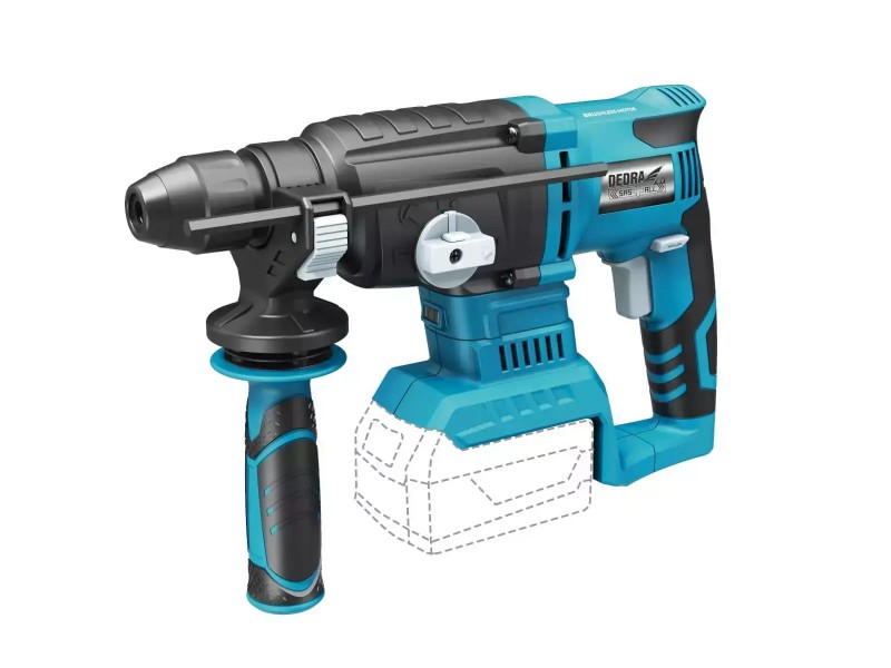 Akumulatorski vrtalni udarni vrtalnik 26 mm 2,5J 18V + ključ