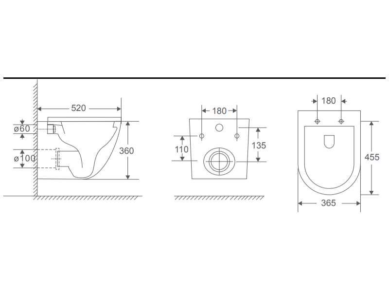 WC ŠKOLJKA VISEČA AGAT Z WC DESKO
