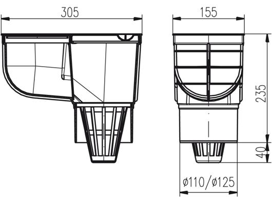 PESKOLOV HORIZONTALNI 110 ČRN