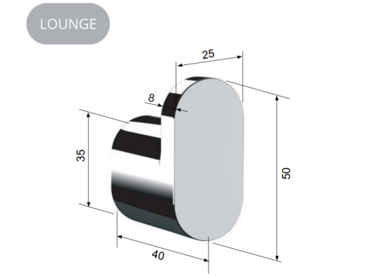 LOUNGE DRŽALO ZA OBLAČILA