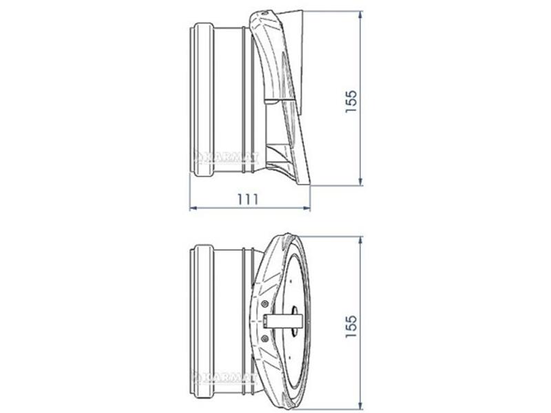 NEPOVRATNI VENTIL 110   - LOPUTA