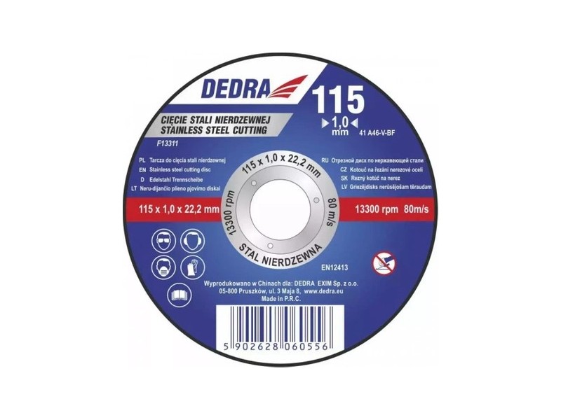 DISK ZA REZANJE INOX 125x1x22,2