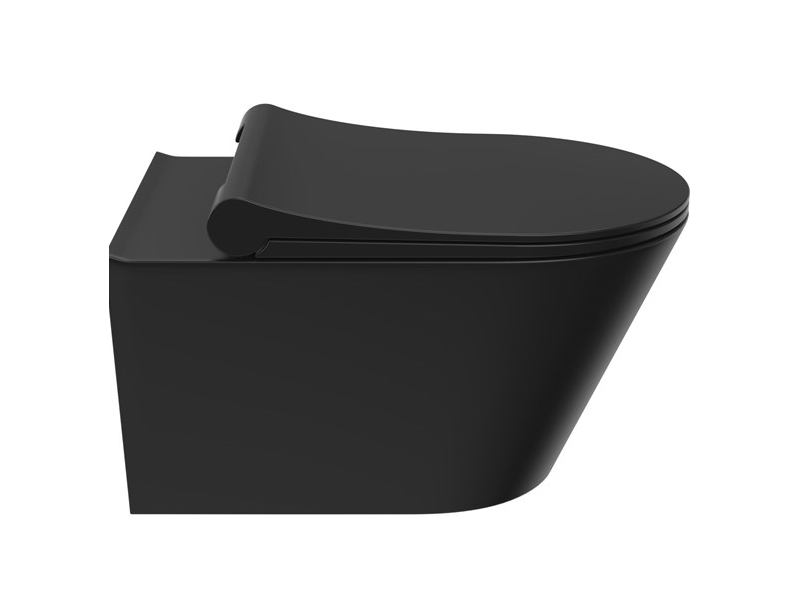 Wc školjka viseča črna